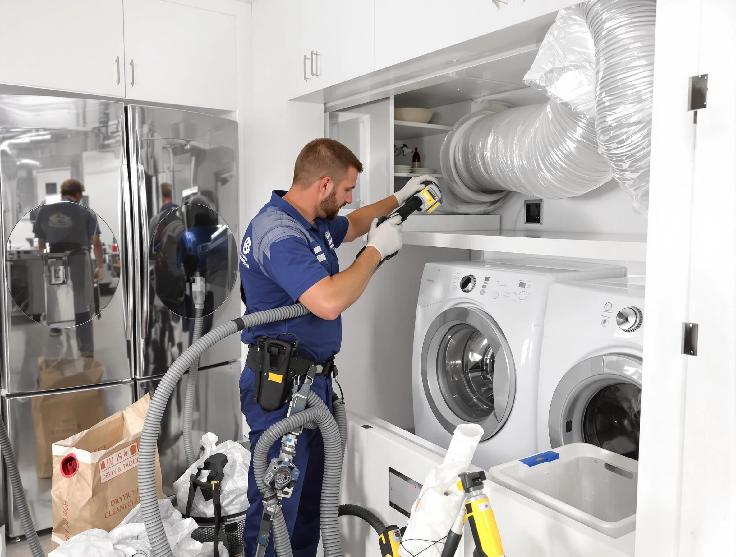 Professional duct cleaning by Colonial Heights Dryer Vent Cleaning in Colonial Heights