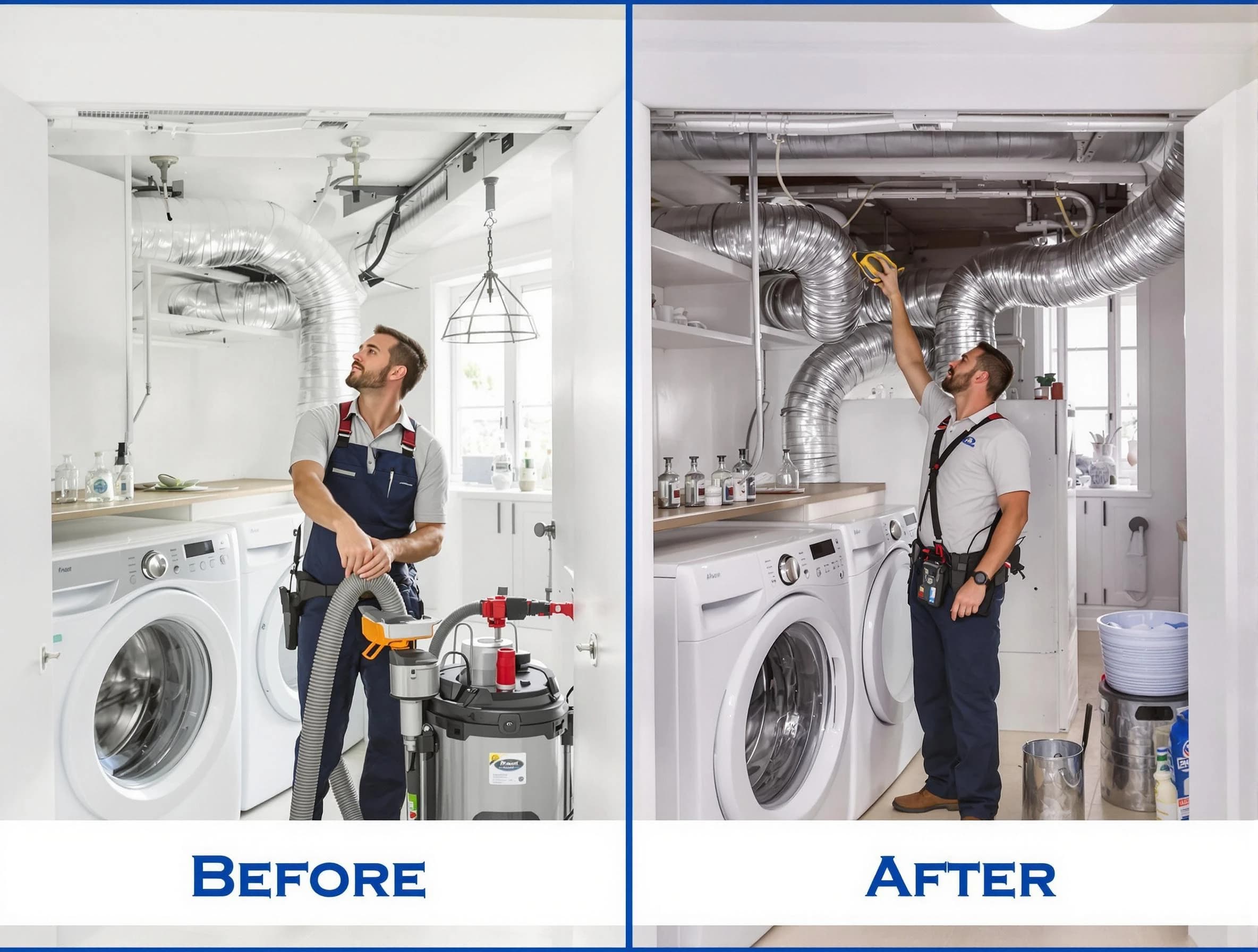 Expert gas dryer vent cleaning by Colonial Heights Dryer Vent Cleaning in Colonial Heights