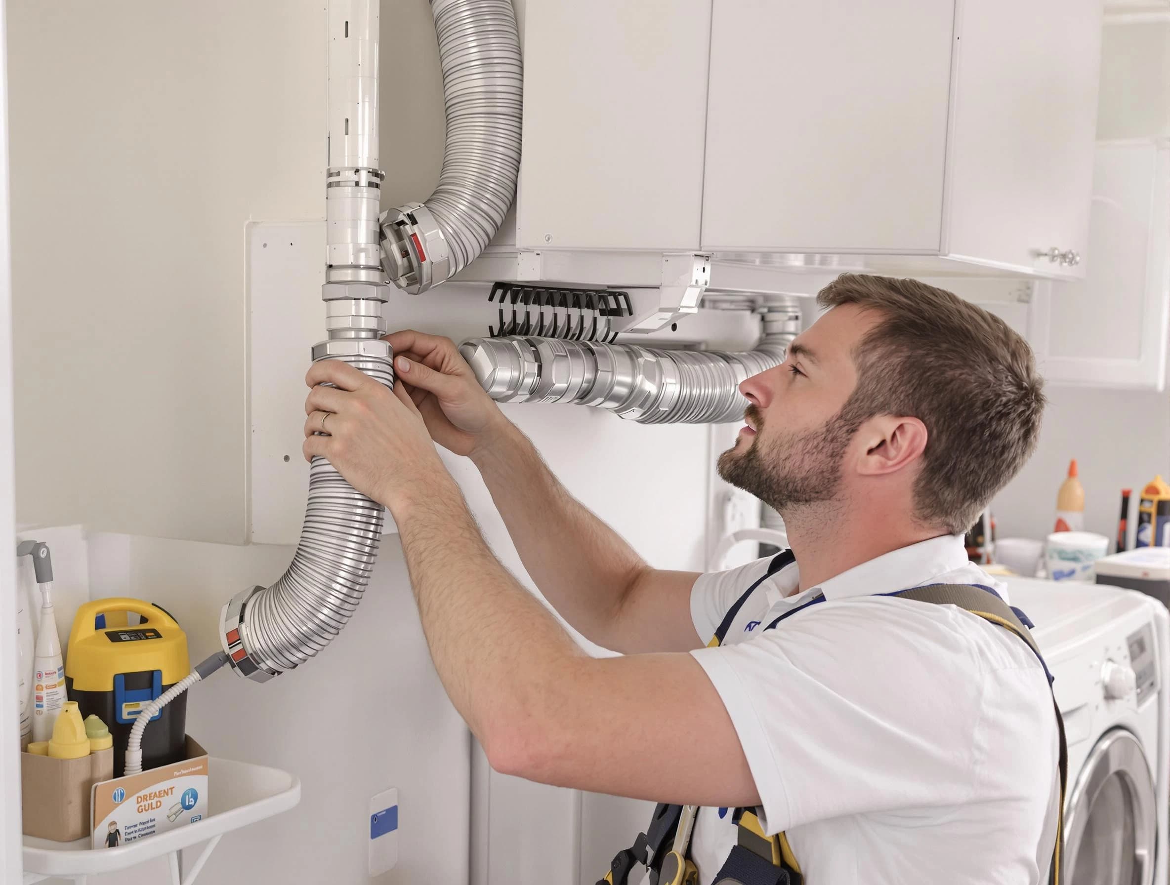 Professional dryer vent repair and installation by Colonial Heights Dryer Vent Cleaning in Colonial Heights