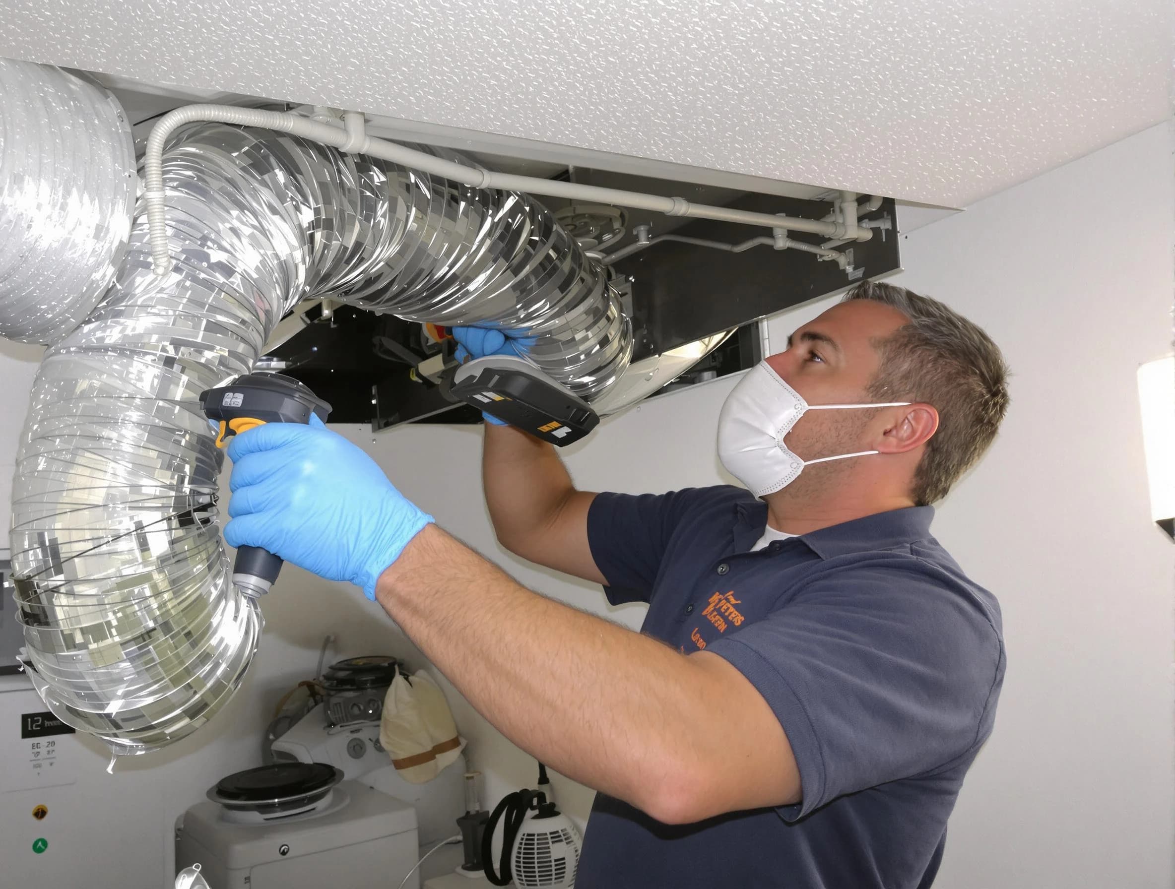 Colonial Heights Dryer Vent Cleaning professional performing thorough residential dryer vent cleaning in Colonial Heights