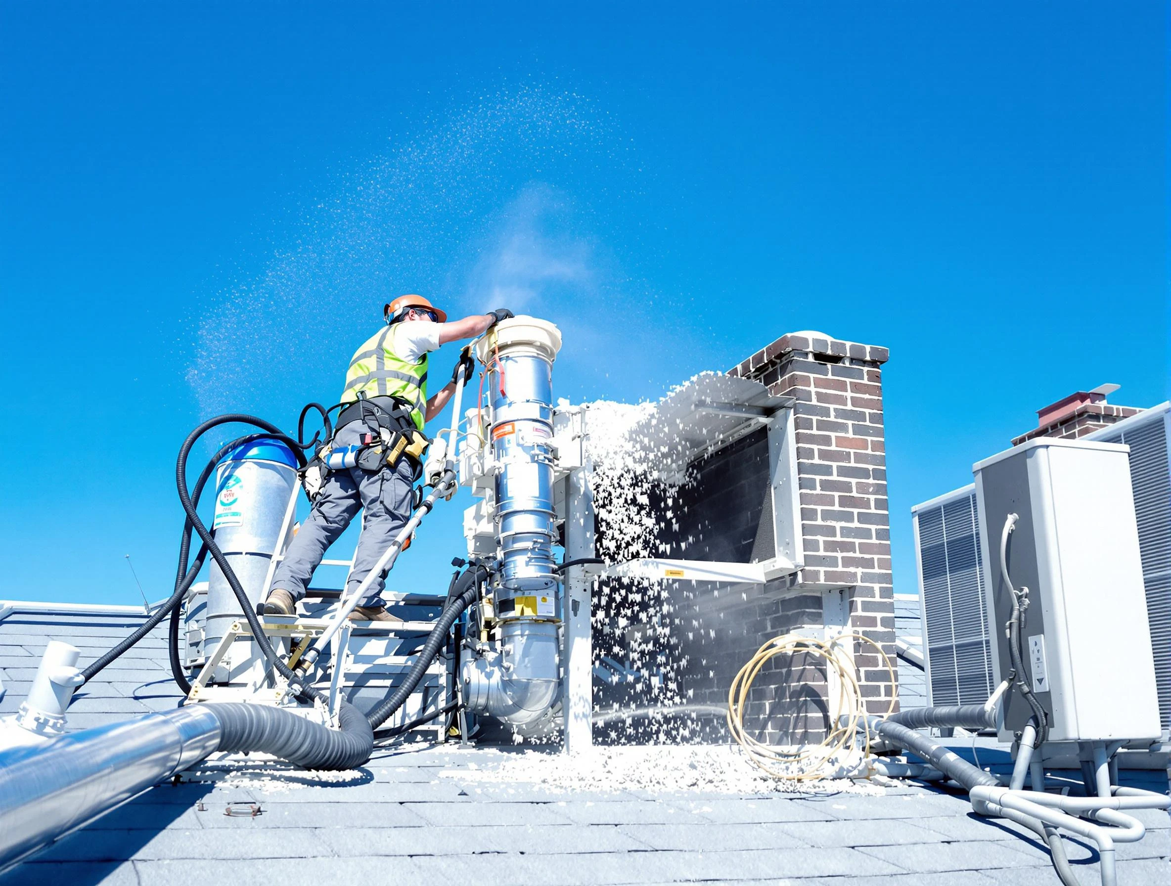 Expert roof dryer vent cleaning by Colonial Heights Dryer Vent Cleaning in Colonial Heights