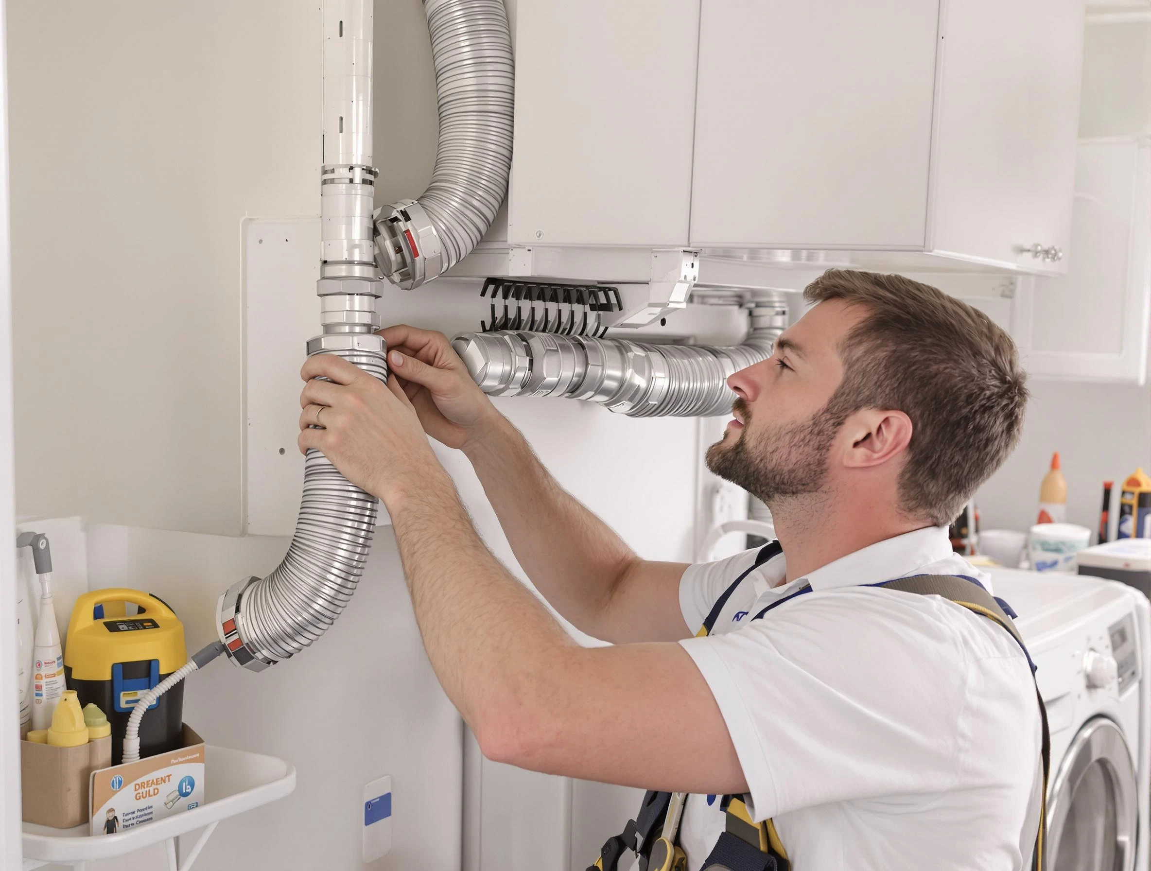 Professional dryer vent repair and installation by Colonial Heights Dryer Vent Cleaning in Colonial Heights