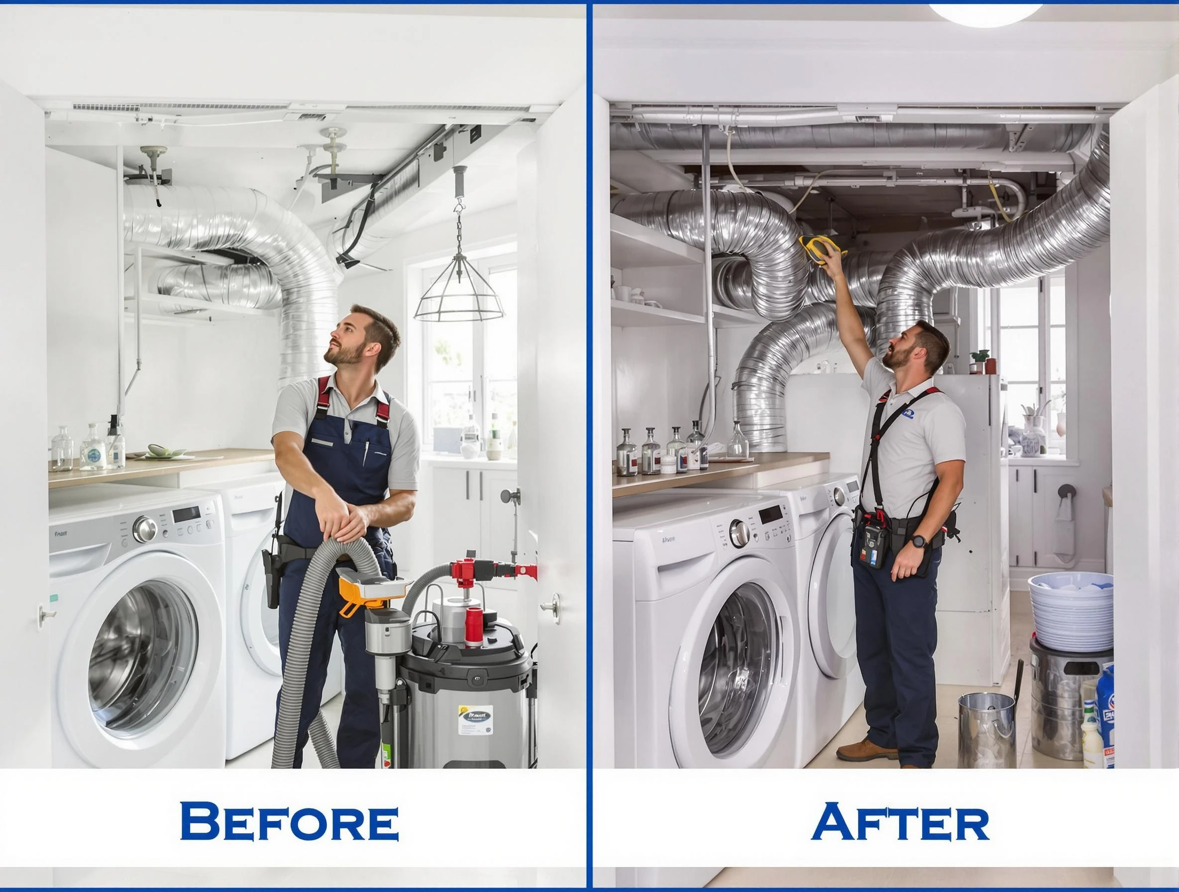 Expert gas dryer vent cleaning by Colonial Heights Dryer Vent Cleaning in Colonial Heights