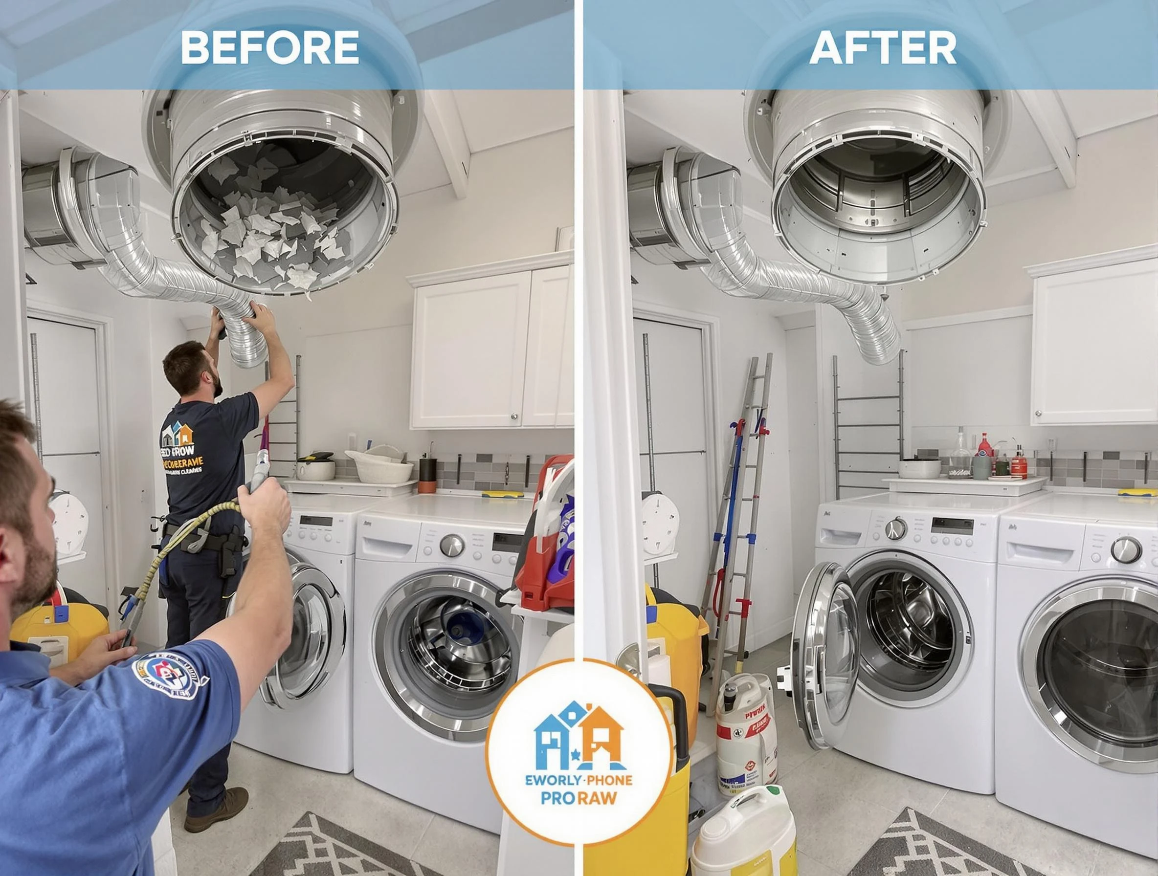 Residential dryer vent cleaning by Colonial Heights Dryer Vent Cleaning in Colonial Heights